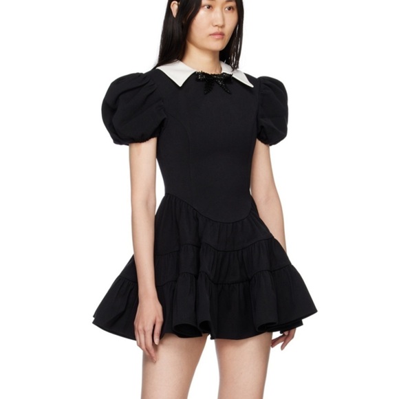 Shushu/Tong Dresses & Skirts - New Shushu/Tong Black Beaded Bow Minidress Size Small